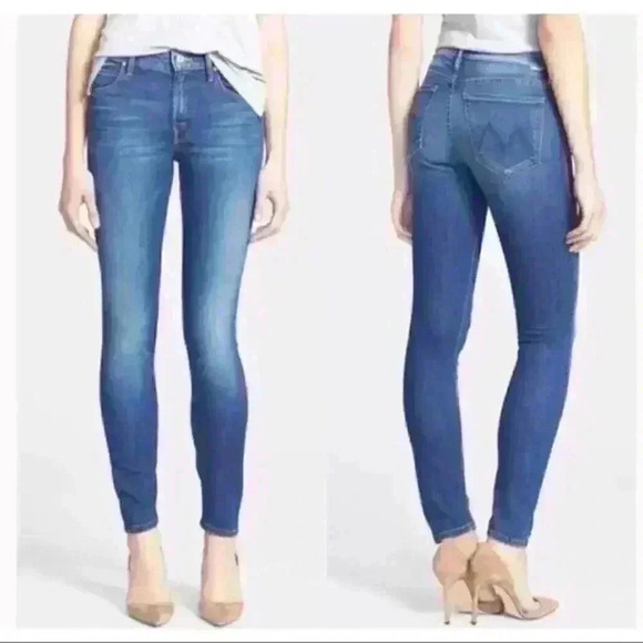 MOTHER The Charmer skinny jeans Satisfaction wash Size 26 - Picture 1 of 12